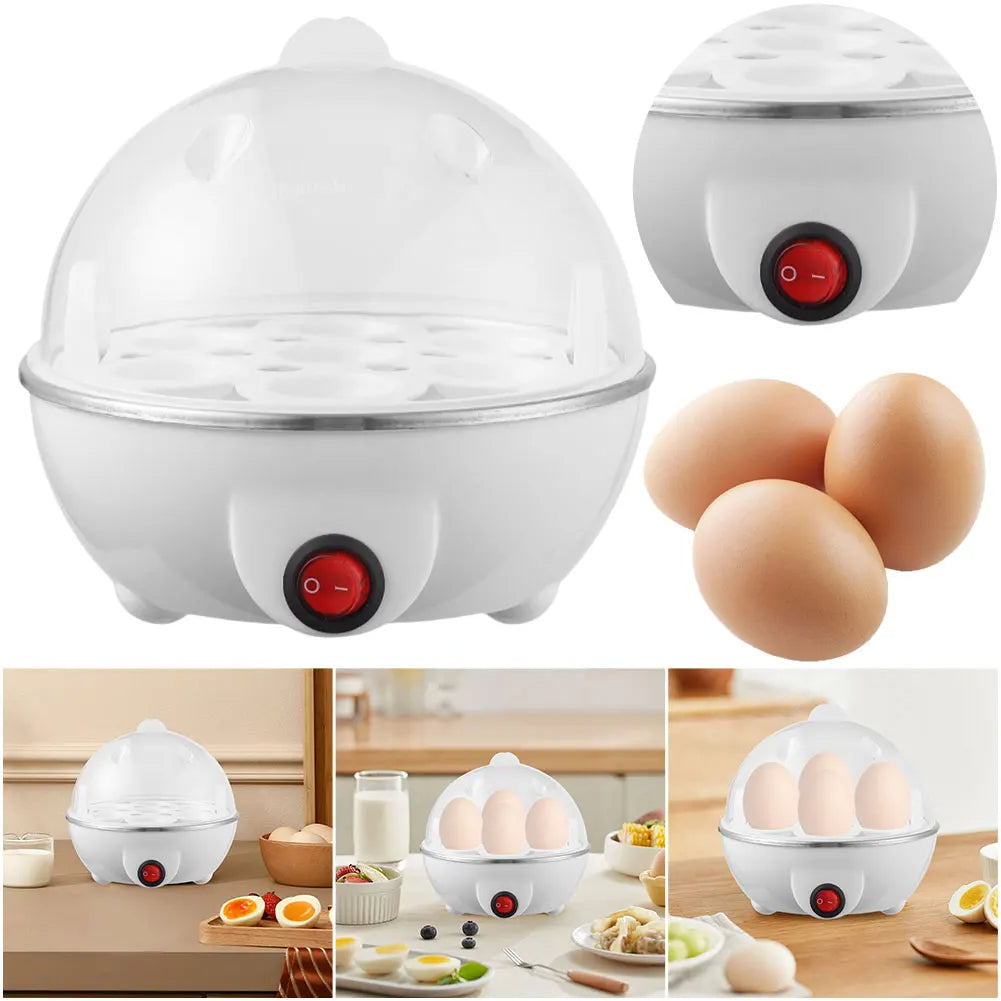 7-Egg Electric Boiler – Perfect Eggs, Every Time!