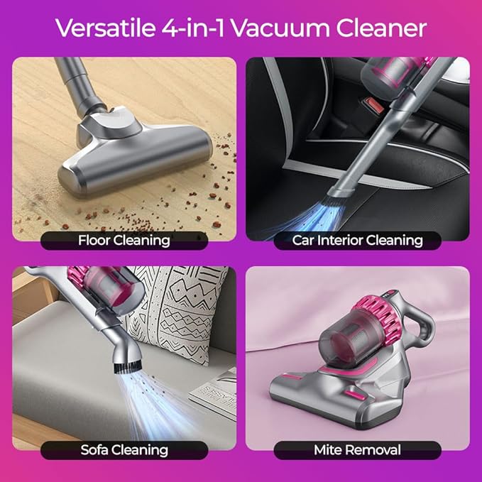 4 in 1 Cordless Vacuum Cleaner – Ultimate Cleaning Freedom!