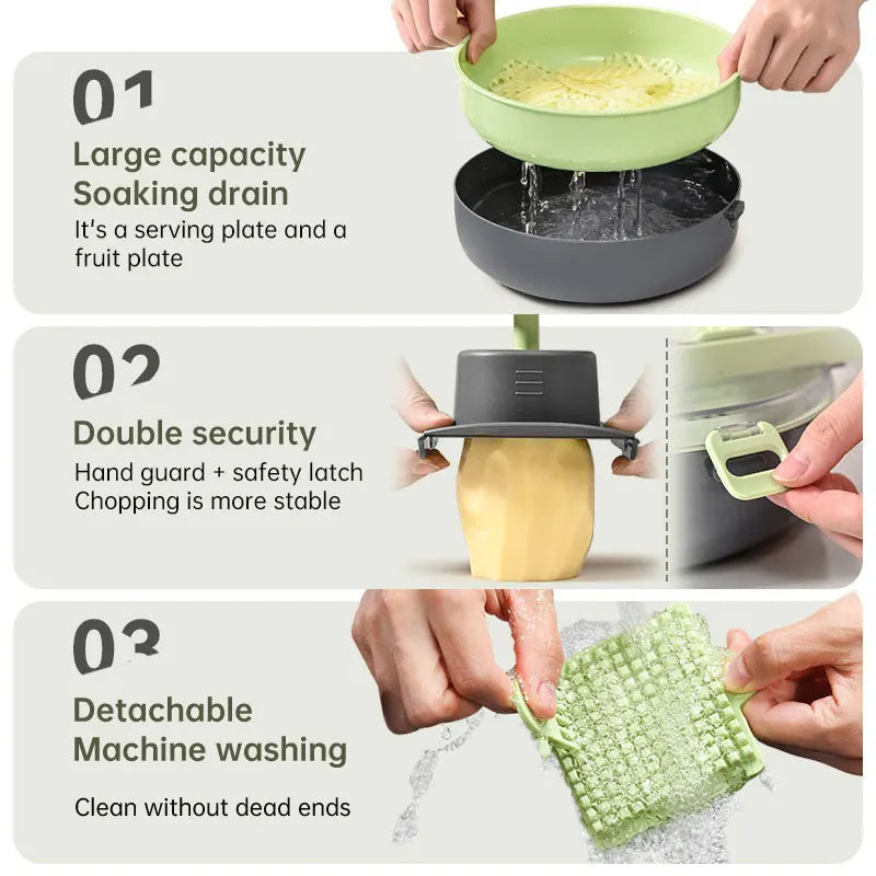 9-in-1 Vegetable Cutter