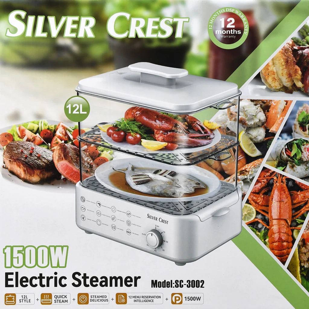 Electric Steamer & Defroster – Healthy Cooking Made Effortless!